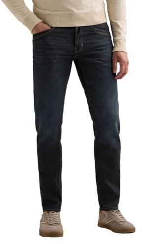 PME Legend Herren Jeans SKYRAK - Low Waist - Regular Fit - Blau Grau Schwarz, Größe:34W / 32L, Farbe:UNB Unique Night Black