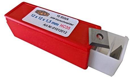 Brück HW Vorschneider HM 12x12x1,5mm B20 Wendeplatten Wendemesser 10 St 01012012