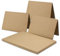 50x Vintage Kraftpapier Falt-Karten DIN A5-148 x 210 mm - sandbraun - Recycling - 300 g/m² blanko Klapp-Karten - NEUSER PAPIER
