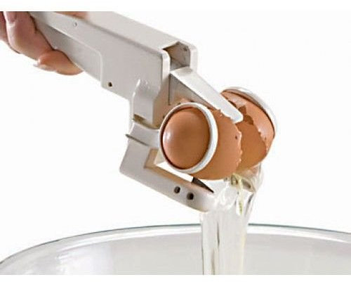 Kabalo 2 in 1 Handheld Egg Cracker Yolk & White Separator Kitchen Food Preparation Gadget Tool