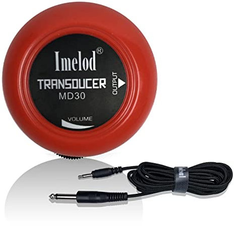 Imelod Guitarra Pickup Contact Micrófono Transductor para Guitarra Ukulele Violín Mandolina Banjo Cello Kalimba Tambor