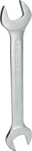 BRILLIANT TOOLS BT010912 Doppel-Maulschlüssel, 24 x 27 mm [Powered by KS TOOLS]