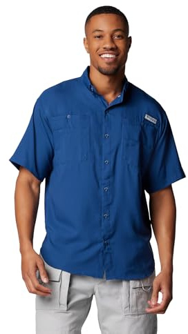 Columbia Men's Tamiami II SS Shirt, Carbon, 6X