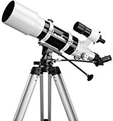 Sky Watcher Sky-Watcher StarTravel 120 Teleskop Tragbares f/5 Refraktor Teleskop - Kontrastreiches Weitfeld - Tragbares Komplett-Teleskop und Montagesystem (S10105)
