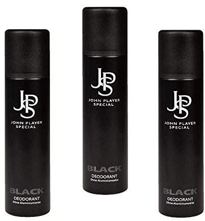 John Player Special Black Deodorant Spray 3 X 150ml