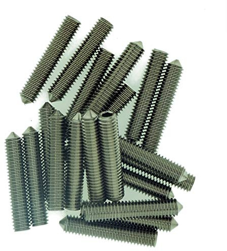 M2 (2mm x 3mm) Hex Socket Grub Screw (Cone Point) - Stainless Steel (A2) (Pack of 20)