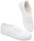 Baskets basses décontractées en toile pour femme Blanc, blanc (blanc), 38 EU