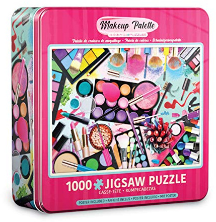 Eurographics Puzzle in Tin: Cast of Colors, 1000 Piece Puzzle for Adults