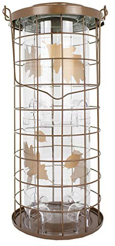 Perky-Pet Squirrel Stumper Wild Bird Feeder - Keep Squirrels Out - 8 Feeding Ports for Wild Birds - 3 lb Wild Bird Seed Capacity - 114B, Copper - Decor for Outdoors