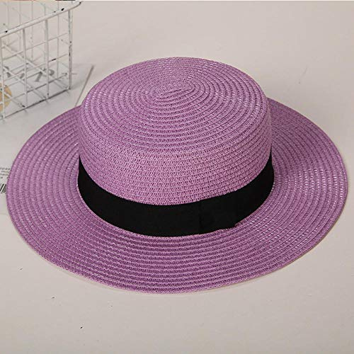 Chapeau Paille Femme Chapeau De Plage Unisexe Chapeau De Paille Chapeau Large Bord Canotier Chapeau De Soleil pour Femme Homme