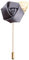 HAOSHICS Lot De 3 éPingles en Forme De Roses Artificielles pour Costume De Marié - pour Mariage, FêTe, Anniversaire, DéCoration De Costume (Gris)