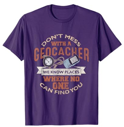 Geocache Geocaching Treasure Hunt Boys Men T-Shirt