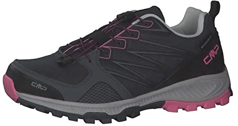 CMP Damen ATIK WMN WP Fast Hiking Shoes Trekking-Schuhe, Anthrazit-Fluo-Rosa (Antracite-Pink Fluo), 37 EU