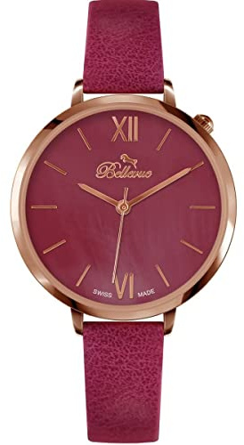 Bellevue Automatic Women's Analog-Digital Watch with Non-Applicable Strap S0367542, Multicoloured, Strip