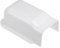 PATIKIL 4 PVC Decorative Line Cover, Wall Entry Cap Tubing Parts Accessories for Air Conditioner Central AC Heat Pump, White