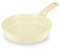 MENASTYL - Poêle 20cm Colorama crème - En Aluminium - Revêtement antiadhésif en céramique - Tous feux dont induction