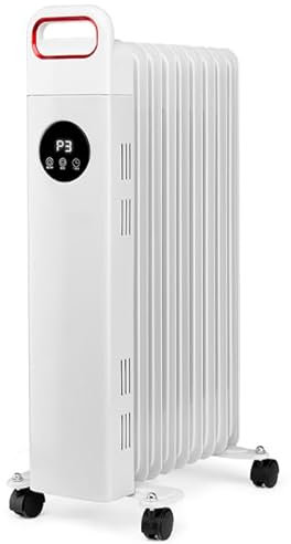 Radiatore olio 9 elementi 2000 W. Connessione WIFI. Termostato regolabile.