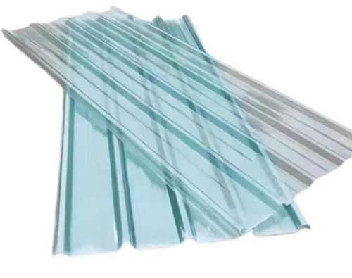 Panel para Tejado Protección UV,Paneles de Aislamiento de Fibra de Vidrio de 1.5mm,Placa de Iluminación,Chapa Ondulada de 1/4/5/10/15 Piezas,para Cobertizo de Herramientas (0.9x1.5m/35x59in,15 PCS)