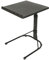 HUOLE Table d'appoint Pliante Table Pliante Portable, avec roulettes Verrouillables,Bureau Debout, Table d'ordinateur Mobile,pour Ordinateur Portable, pour Chambre, Salon, (43 * 43 * 69cm (Noir))