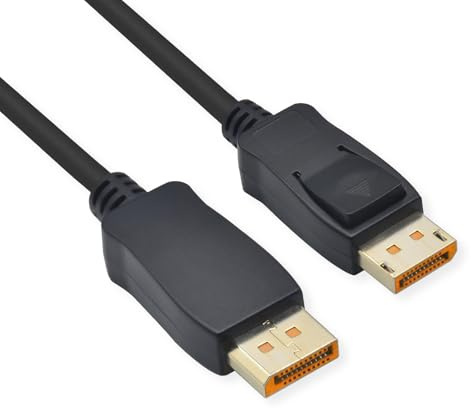 ROLINE DisplayPort Kabel, v2.1, 16K, DP ST - ST, schwarz, 2 m