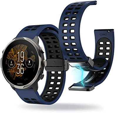 AireWiki Silikon Armbänder Für Motorola Moto Watch 100 Magnetschnalle Ersatzband Für Damen Herren Armband Schnelle mit Kompatibel mit Motorola Moto Watch 100 uhrband (10)