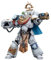 JOYTOY Warhammer 40.000 - Action figure da collezione in scala 1/18, Space Marines White Consoli Capitan Messinius, 12,2 cm