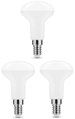 Calugy 3er Pack SMD LED Spot R50 E14 4,9W ersetzt 40W, neutralweiß 4000K 470lm nicht dimmbar | LED Spot | LED E14 | E14 Reflektor | E14 Leuchtmittel