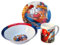set 3 pezzi in ceramica spiderman marvel tazza ciotola piatto stoviglie per bambini in confezione