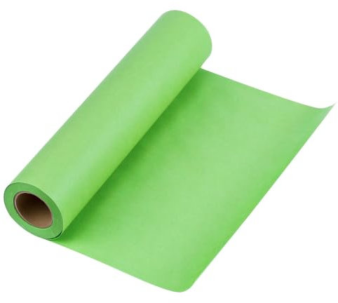 RUSPEPA Hellgrüne Kraftpapierrolle – 30,5 cm x 30 m – Natürliches, recycelbares Papier, perfekt für Kunsthandwerk, Kunst, kleine Verpackungen, Verpackung, Post, Versand, Staugut und Pakete