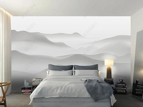 Fototapete 3d effekt tapete Minimalistische Tinte HD Querformat Vlies Tapeten Wandtapete Wohnzimmer Schlafzimmer Wand Dekoration Moderne 450CM(B)*315CM(H)