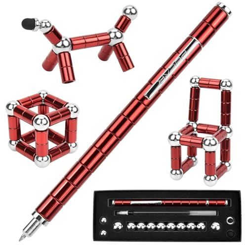 Stylo magnétique Fidget Pen – Gadget anti-stress pour hommes et femmes, cadeau de Saint-Valentin, de Pâques, d'anniversaire pour adolescents, garçons, filles, enfants, jouet magnétique cool pour