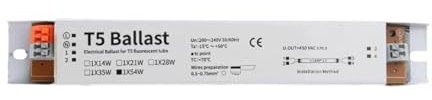 AXTGBHL Balastro electrónico T5 de Amplio Voltaje, balastos de lámpara Fluorescente, balastos de Arranque instantáneo de Amplio Voltaje de 220-240V for fábrica B03E(43 EU)