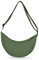 Bieiyhe Damen Halbmond Tasche, Einfarbig Crossbody Bag, Umhängetasche Cord, Moon Bag Small, Bananentasche Damen, Casual Crossbody Bag mit Verstellbarem Schultergurt -Grün