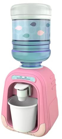 Mini dispensador de Agua Lindo Mini refrigerador de Agua simulación para niños Dispensador de Agua para Jugo de Leche para Beber Cocina simulando Juego de Juguete Estilo 1 Mini dispensador d