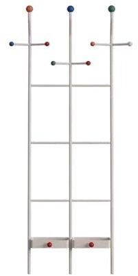 Porte-serviettes sur pied avec porte-manteau mural pour salle de bain Gris