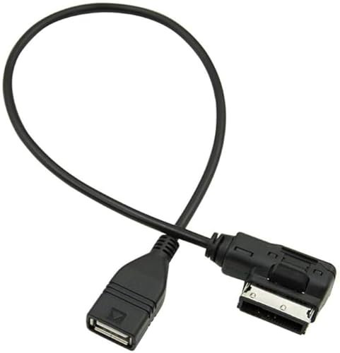 Cable Adapter for AMI MDI MMI AUX for Car VW AUDI A3 S4 A5 S5 A6 S6 A7 A8 Q5 Q7 R8 MP3 Cable Adapter USB Music Interface USB Charging Cable Transmits Audio From MP3 Players Phones Tablets Black