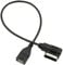 Cable Adapter for AMI MDI MMI AUX for Car VW AUDI A3 S4 A5 S5 A6 S6 A7 A8 Q5 Q7 R8 MP3 Cable Adapter USB Music Interface USB Charging Cable Transmits Audio From MP3 Players Phones Tablets Black