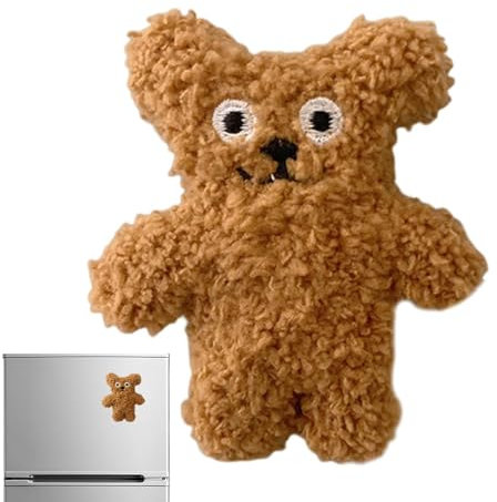 3D-Bär-Kühlschrankmagnet Im Koreanischen Stil, Kopf, Magnetischer Kühlschrankmagnet, Weicher Gummimagnet, Dekorativer Magnetaufkleber