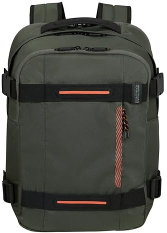 American Tourister Urban Track - Laptop Rucksack 15.6 – 45 cm, 29 L - 3 große Fächer - Großes Fassungsvermögen - Ergonomisch - Gepolstertes Laptopfach - Schwarz (Asphalt Black)