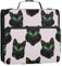 Black Kittens Bright Cat 3 Ring Binders D Ring Binder Zipper Organizer Keeper Binder Bag with Strap for School Storage Portfolio-Ordner mit Griff