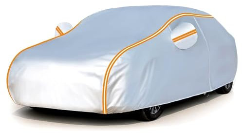 Bache Voiture pour Mercedes-Benz SLK R170 1996-2004 (400 x 172 x 128cm),Protège la Peinture de la Voiture, empêche la Pluie et la Neige, Les UV, protège l'intimité, Respirant