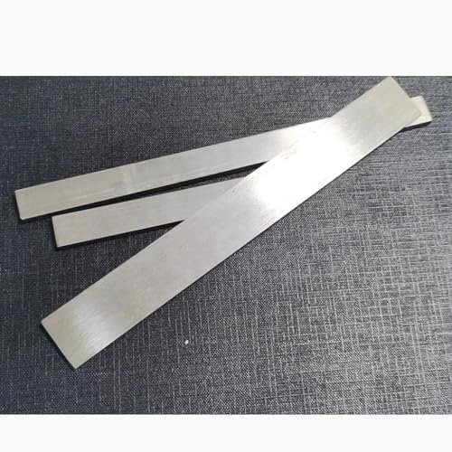 Placa de barra de acero inoxidable 304, espesor 2 mm, ancho 2/3/4/5/6/7/8/9/10/12/15 mm, longitud 500 mm, acero plano sólido, 2 piezas (2 x 500 mm)