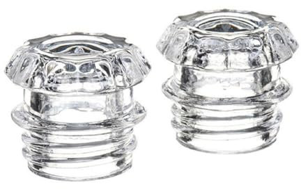 Fuhjythy 2pcs Percolator Glass Top Replacement,Percolator Coffee Pot Top Replacement Glass Knob Top Coffee Pot Filters Top