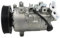 Compresseur de climatisation Compatible Pour RENAULT MEGANE SCENIC III 1.5DCI 1.6 2008-248300-2230 447150-0020 447260-3040 8200939386