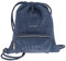 Elephant Damen Beutel Rucksack GLAM SHINE Kunstleder (Blue (Blau))