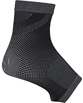IOMI SOCKSHOP FootNurse Plantar Fasciitis Compression Sock Sleeves Pack of 1 Black Medium/Large