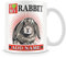 I Love My Rabbit Personalised Mug with Name - Rabbit Mug - Red
