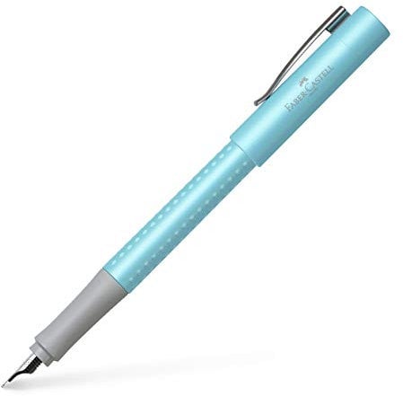 Faber-Castell Grip Pearl Edition B Fountain Pen - Turquoise