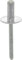 Restagraf - Rivet Tête Large Multi-Serrage Aluminium & Tige Acier - Compatible avec VOLKSWAGEN GOLF VI - Diamètre 6,4 mm - Longueur 14 mm - Réf. 139000 - Sachet de 20
