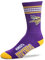 Fanatics For Bare Feet NFL Stripe Team Sock Socks (37-42, Minnesota Vikings)